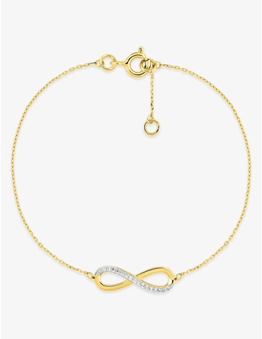 Bracelet infini or 750 ‰...