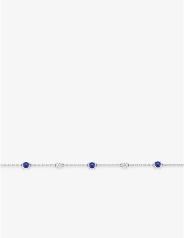 Bracelet or 750 ‰ blanc...