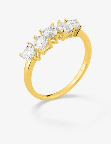 Bague en or jaune 750 ‰,...