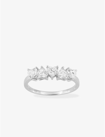 Bague en or blanc 750 ‰,...