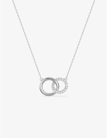 Collier en or blanc 375 ‰,...