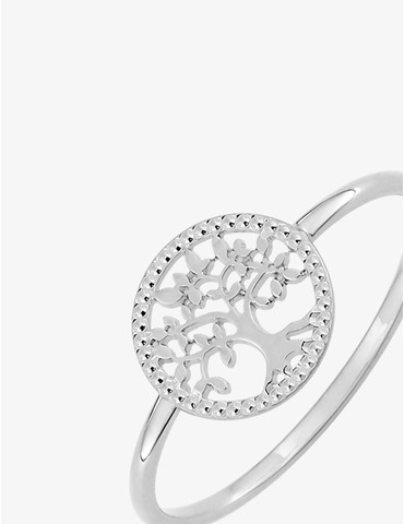 Bague en or blanc 375 ‰,...