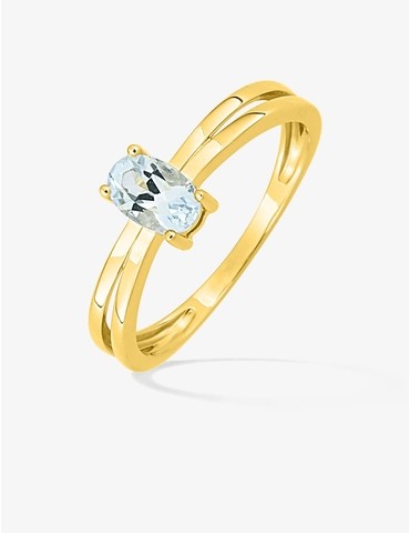 Bague en or jaune 750 ‰,...