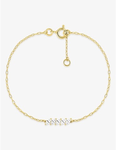 Bracelet en or jaune 375 ‰,...