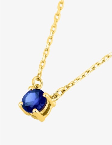 Collier en or jaune 375 ‰,...