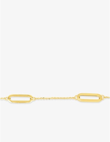 Bracelet motifs ovales en...