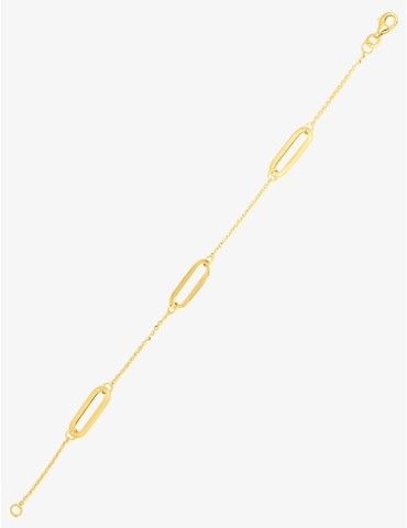 Bracelet motifs ovales en...