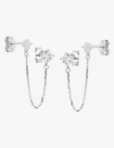 Boucles d'oreilles chaînes...