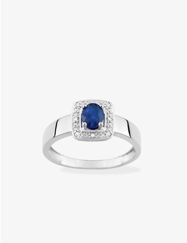 Bague en or bicolore 750 ‰,...