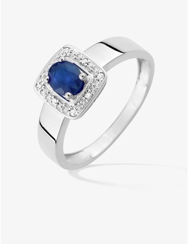 Bague en or bicolore 750 ‰,...