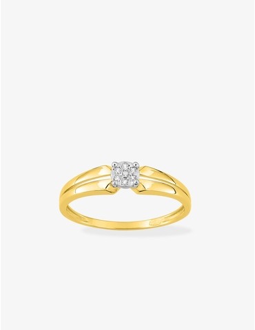 Bague en or jaune 375 ‰...