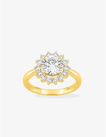 Bague en or jaune 750 ‰,...