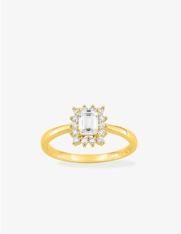 Bague en or jaune 750 ‰,...