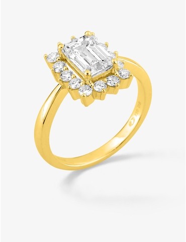 Bague en or jaune 750 ‰,...