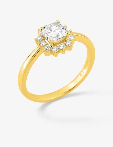 Bague en or jaune 750 ‰,...