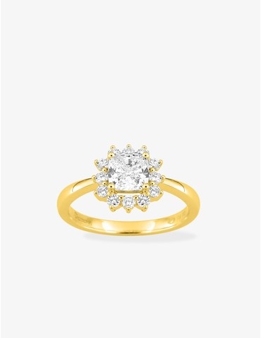Bague en or jaune 750 ‰,...