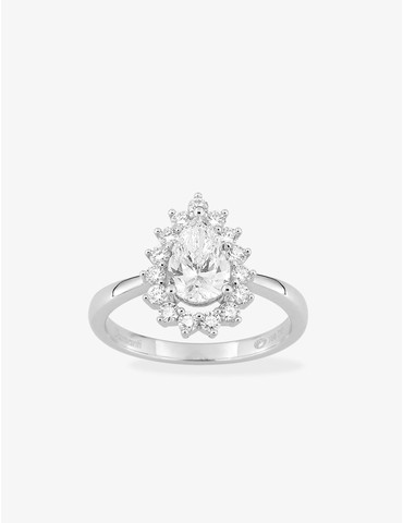 Bague en or blanc 750 ‰,...