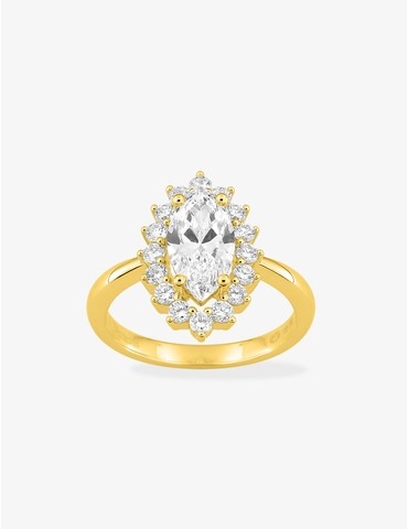 Bague en or jaune 750 ‰,...