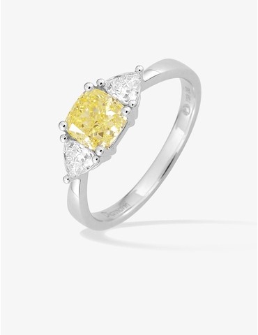 Bague diamant en or blanc...