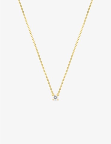 Collier solitaire en or...
