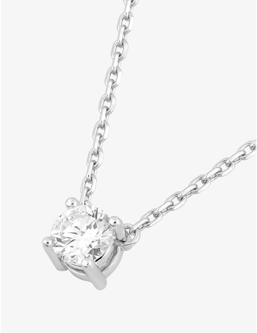 Collier solitaire en or...
