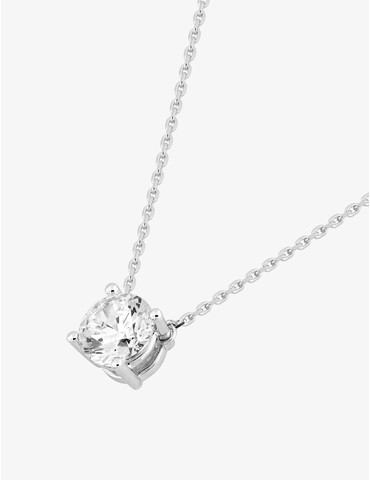 Collier solitaire en or...