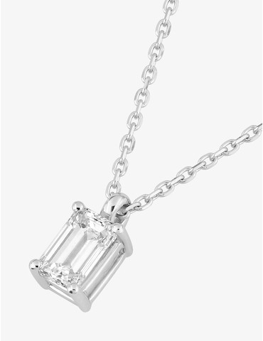 Collier en or blanc 750 ‰,...