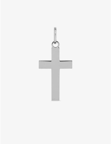 Pendentif croix lisse en or...