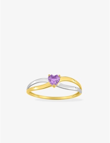 Bague or 375 ‰ jaune et...