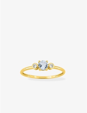 Bague or 375 ‰ jaune avec...
