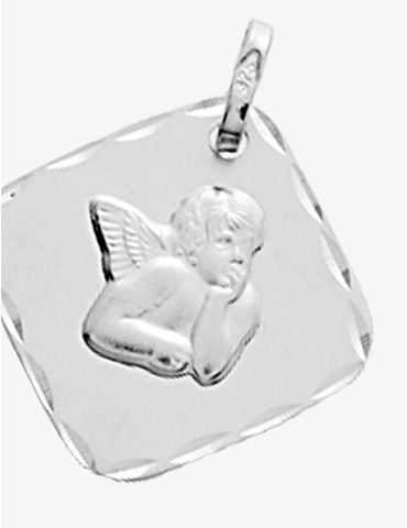 Médaille ange losange or...