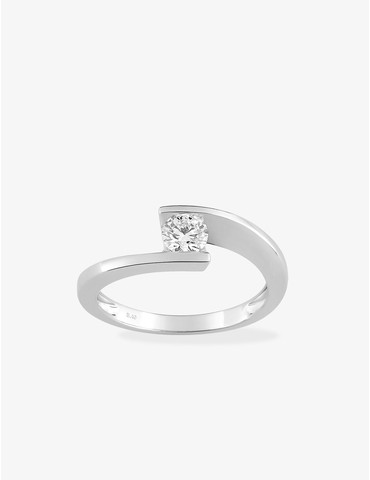 Bague solitaire diamant...