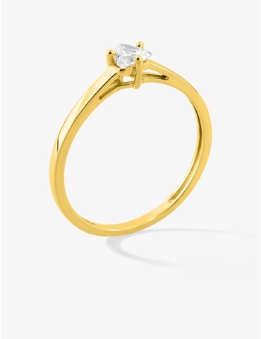 Bague solitaire diamant...