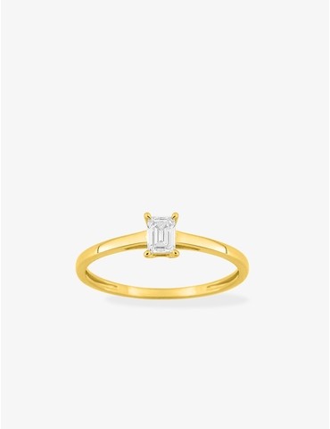 Bague solitaire diamant...