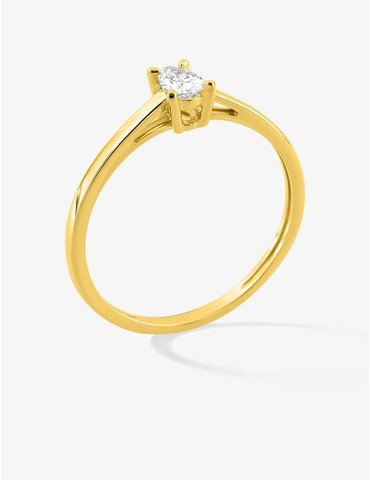 Bague solitaire diamant...