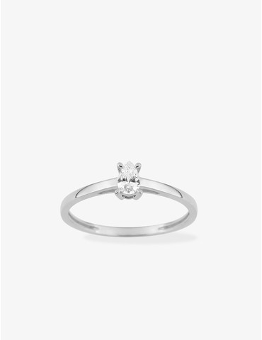 Bague solitaire diamant...