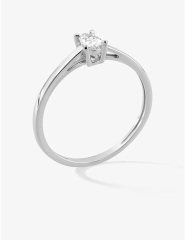 Bague solitaire diamant...
