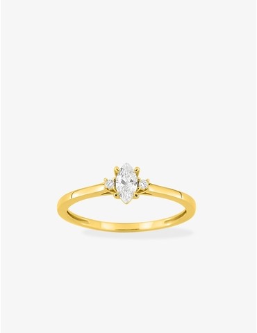Bague solitaire marquise...