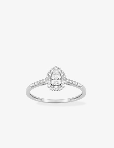 Bague diamants synthétiques...