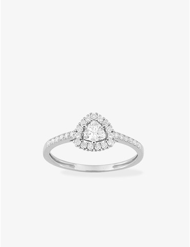 Bague diamants synthétiques...
