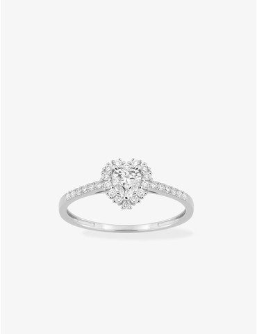 Bague diamants synthétiques...