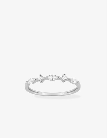 Bague diamants synthétiques...