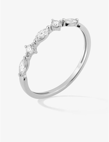 Bague diamants synthétiques...