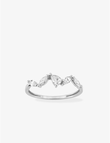 Bague diamants synthétiques...
