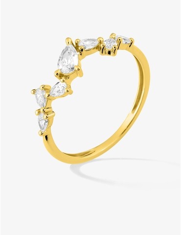 Bague 3 diamants...