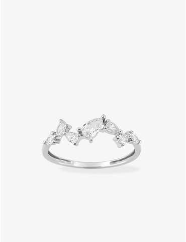 Bague 3 diamants...