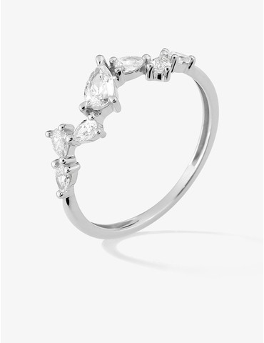 Bague 3 diamants...