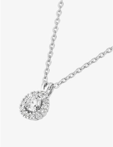 Collier or 375 ‰ blanc...