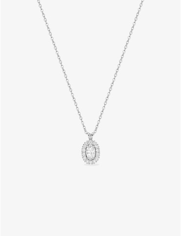 Collier or 375 ‰ blanc...
