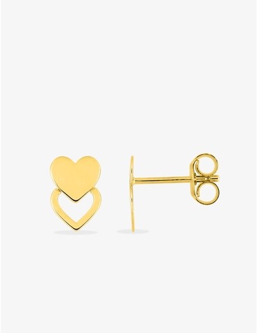 Boucles d'oreilles cœur en...
